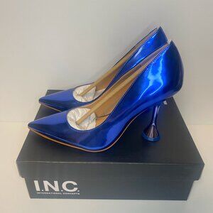 INC Womens Savitri Dressy Lifestyle Pumps Blue #0008